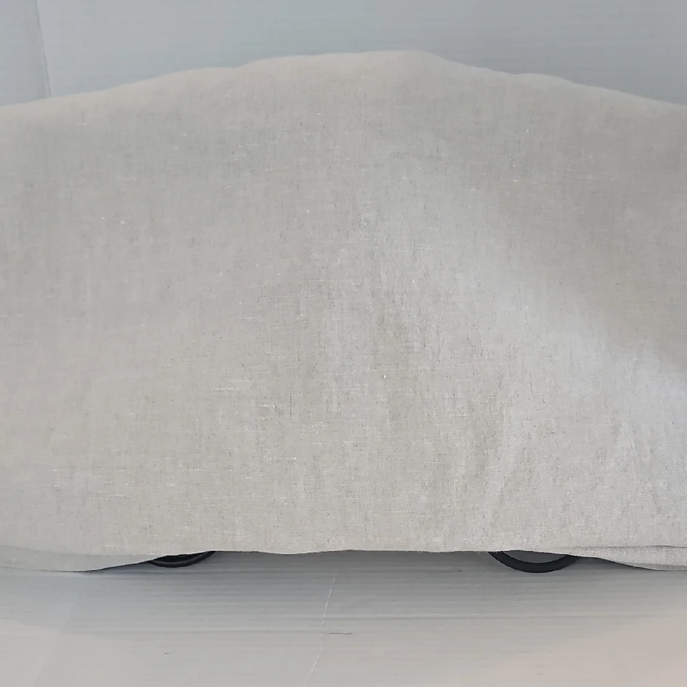 West Elm Neutral Natural Linen Full Queen Duvet